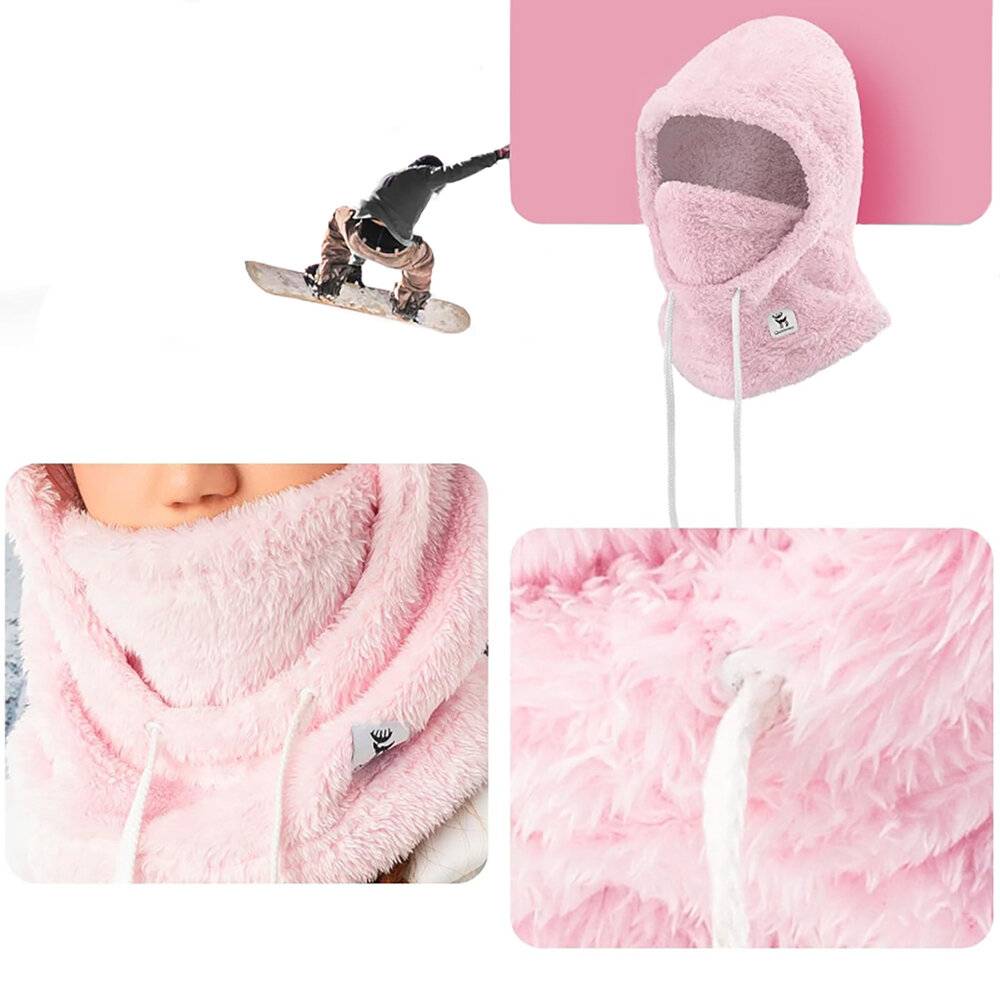 Qunature Arctic Velvet Ski-Sturmhaube Größe M – Pink