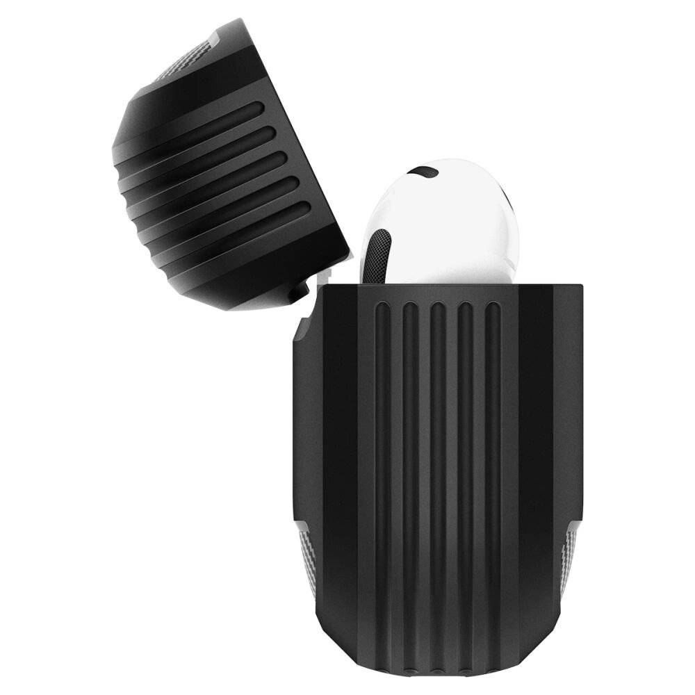 Spigen Rugged Armor Hülle AirPods 4 – Schwarz