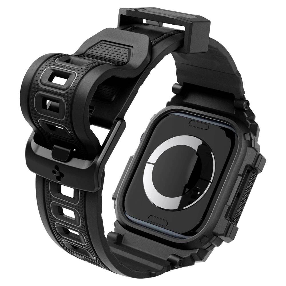 Spigen Rugged Armor Pro Gehäuse Armband Apple Watch 10 42 mm – Schwarz