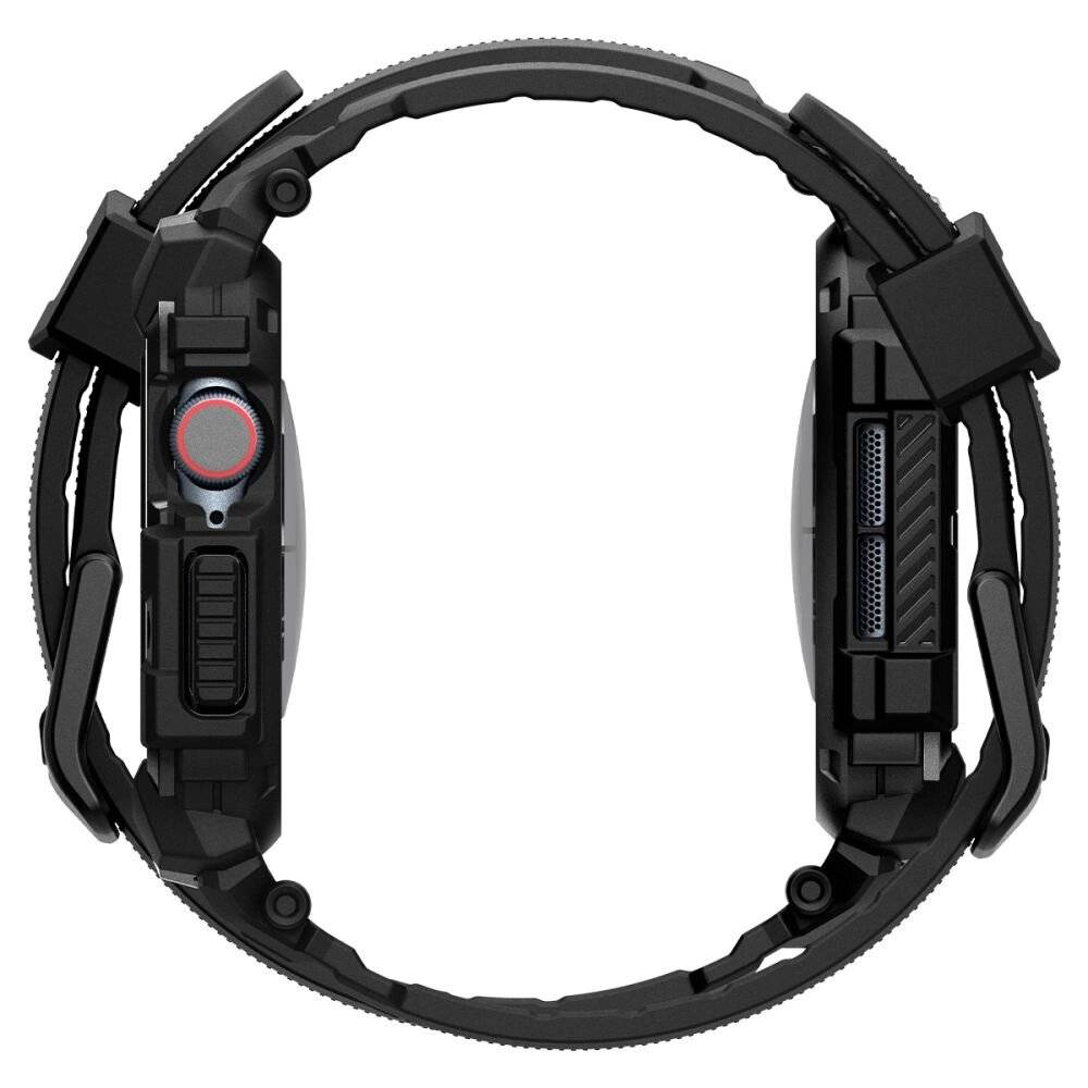 Spigen Rugged Armor Pro Gehäuse Armband Apple Watch 10 42 mm – Schwarz