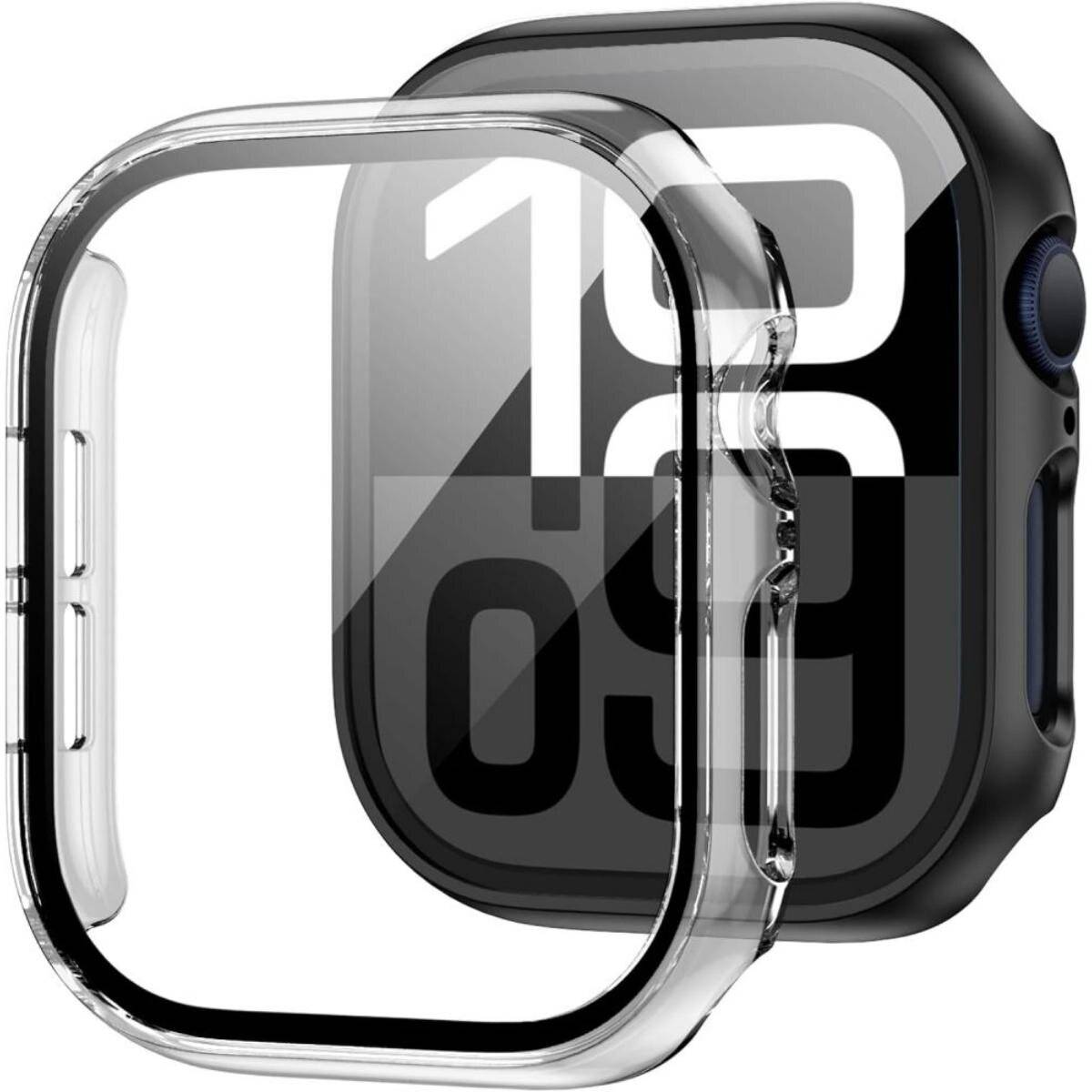 Tech-Protect Defense360 Hartglasgehäuse Apple Watch 10 42 mm – Transparent