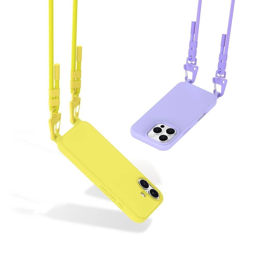 Tech-Protect MagNecklace MagSafe-Hülle Umhängeband iPhone 16 Pro Max – Lila