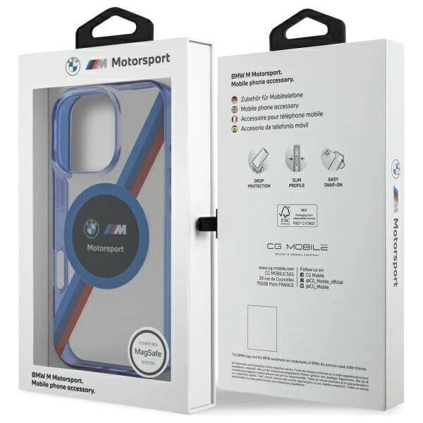 BMW Motosport IML Circle MagSafe Hülle iPhone 16 Pro – transparent