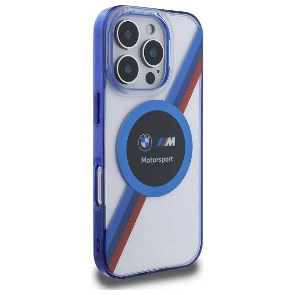 BMW Motosport IML Circle MagSafe Hülle iPhone 16 Pro – transparent