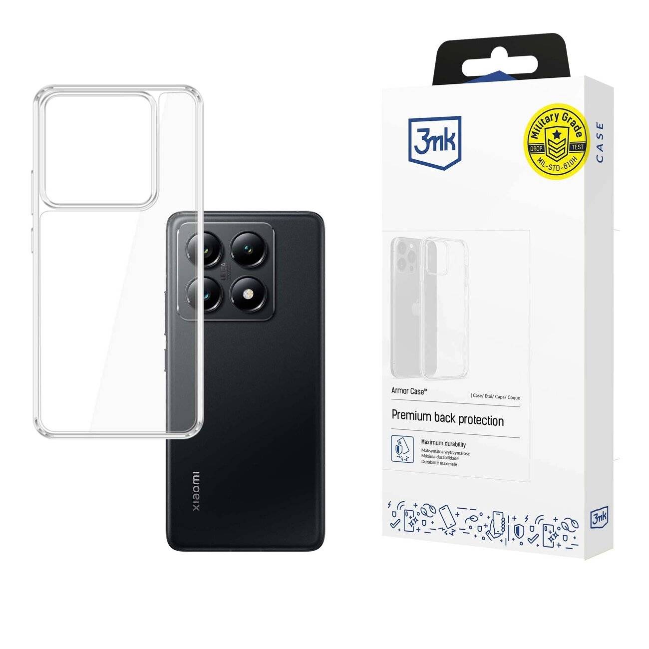 3mk Armor Case Xiaomi 14T Pro – transparent