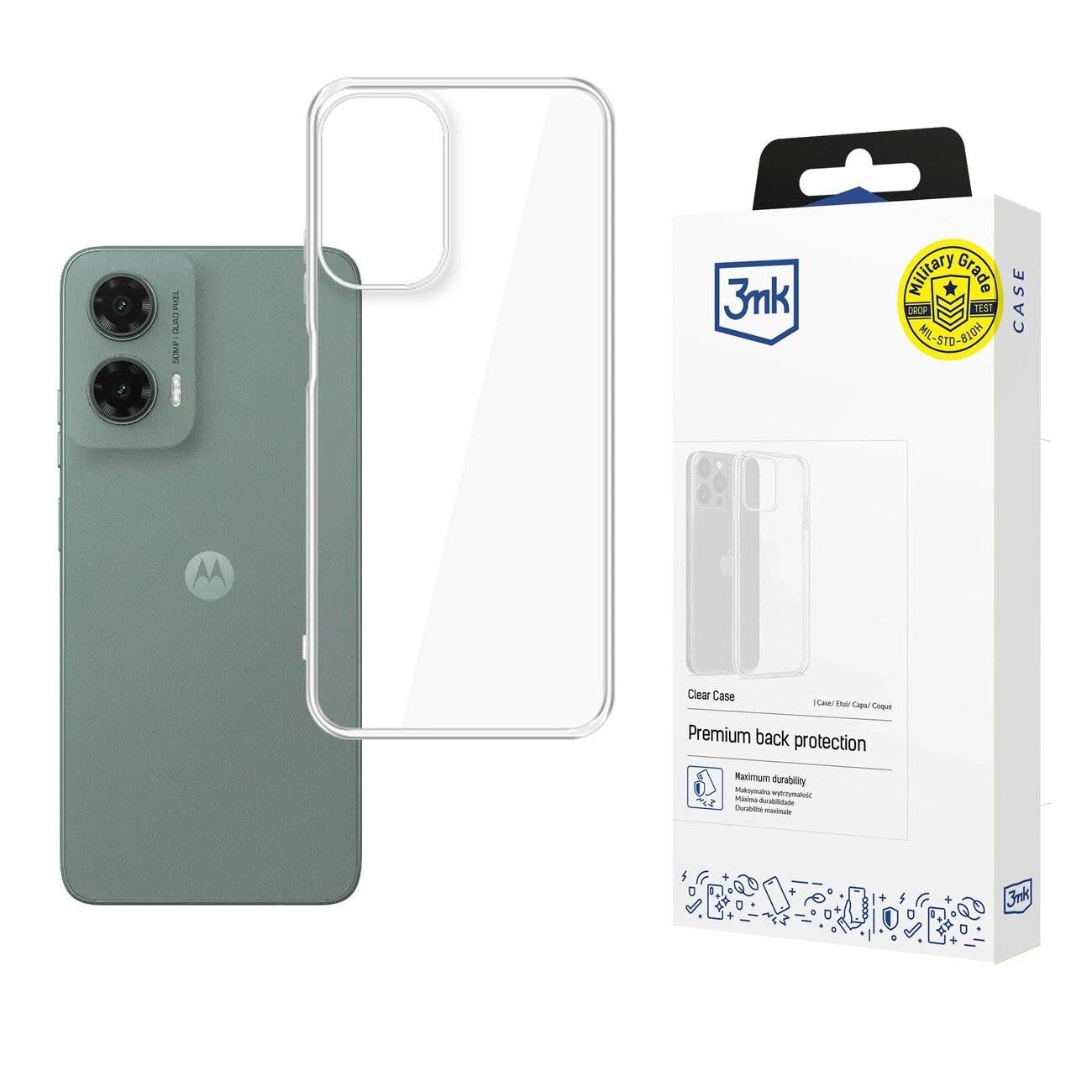 3mk Clear Case Motorola Moto G35 5G –