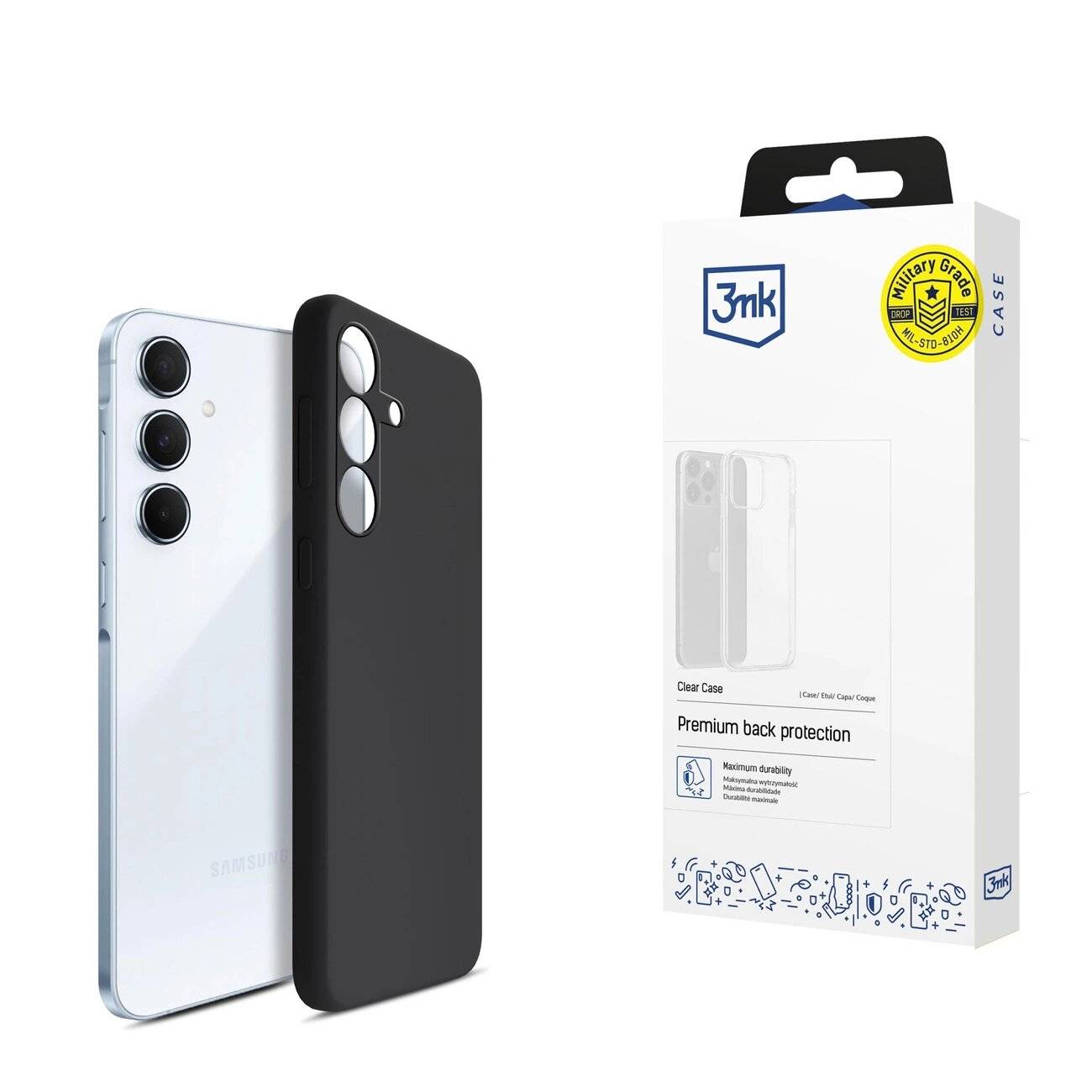 3mk Silikonhülle Samsung Galaxy A55 5G – Schwarz