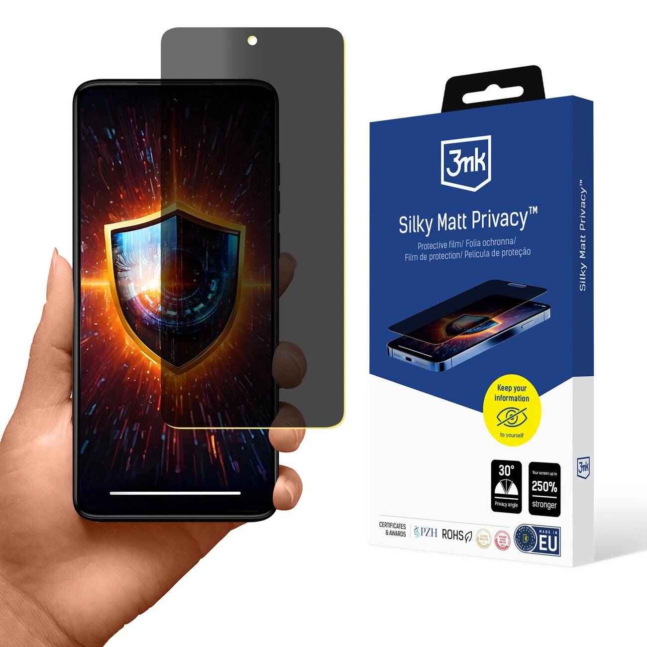 Blickschutzfolie 3mk Silky Matt Privacy Motorola Moto G84 5G