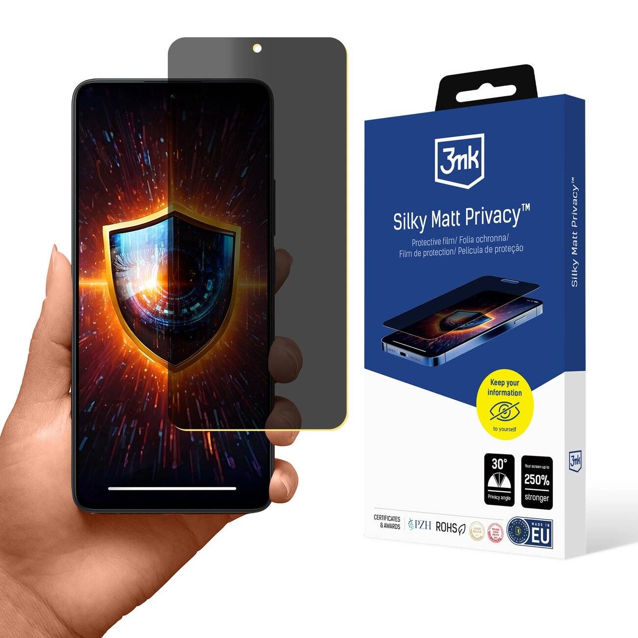 3mk seidenmatte Sichtschutzfolie Xiaomi Redmi Note 13 4G