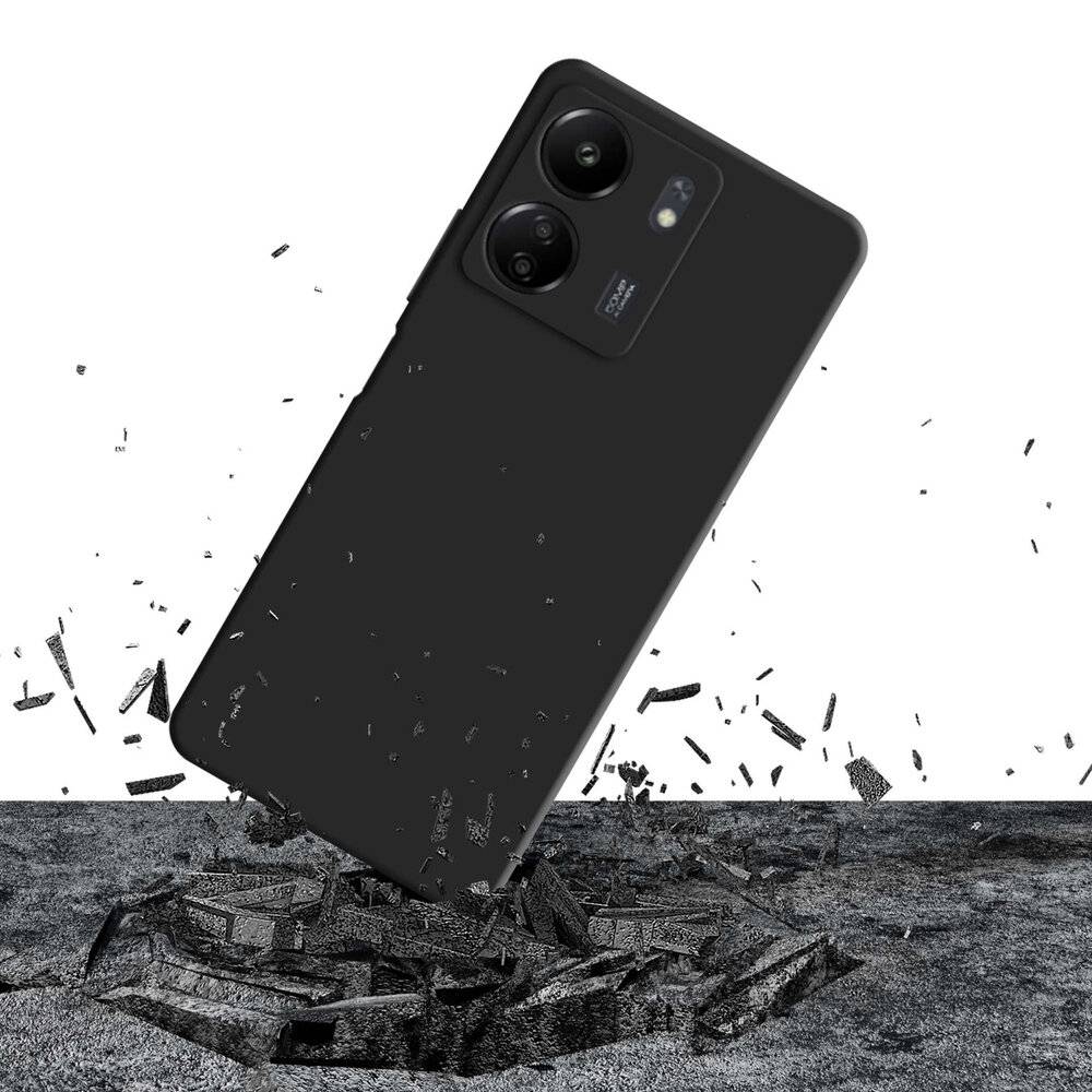 3mk Silikonhülle Xiaomi Redmi 13C/POCO C65 – schwarz