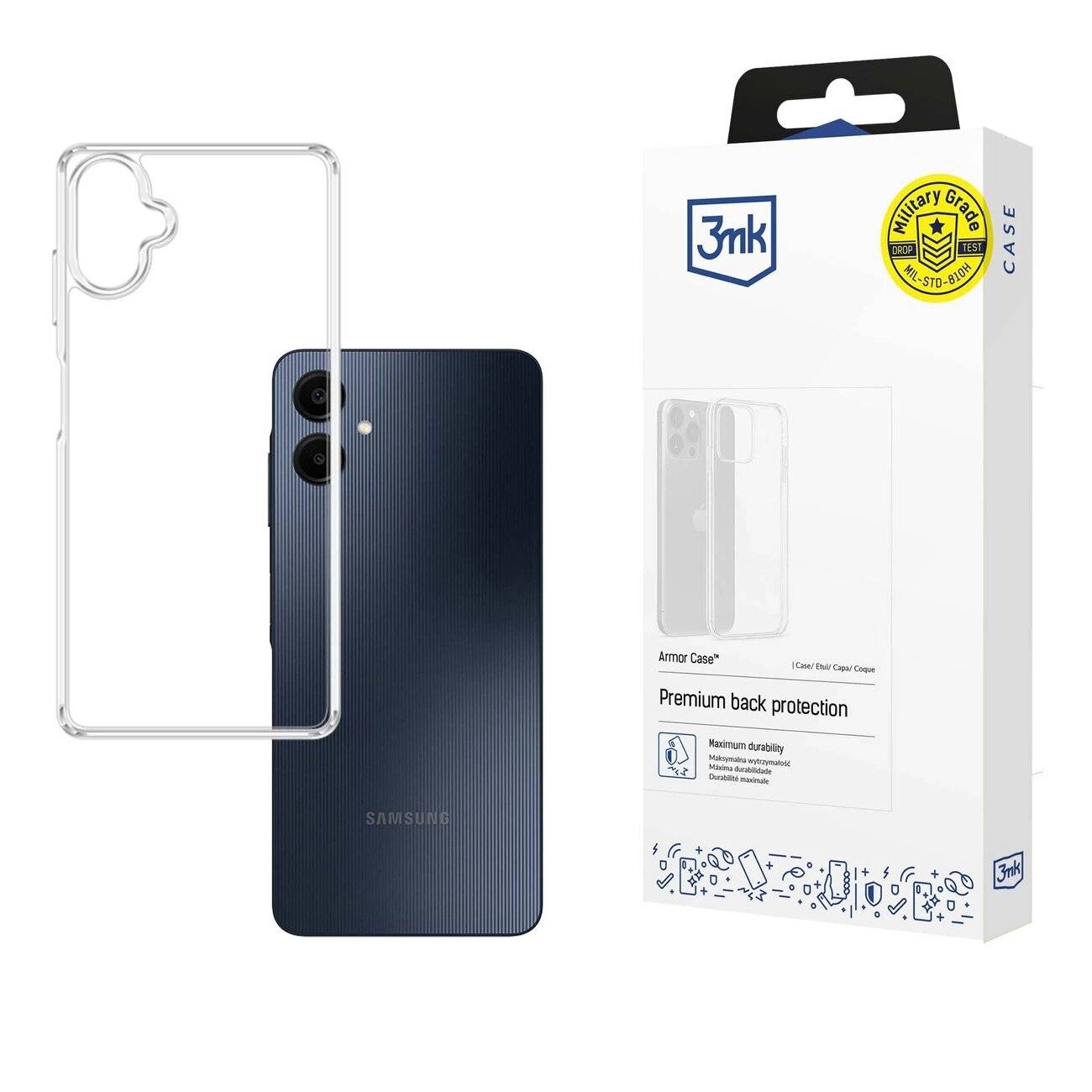 3mk Armor Case Samsung Galaxy A06 - Transparent