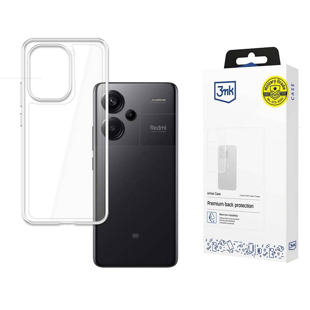 3mk Armor Case Xiaomi Redmi Note 13 Pro+ – transparent
