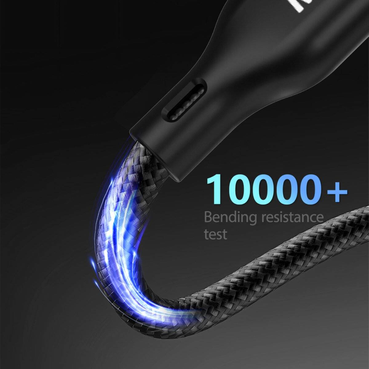 Ladekabel Apple Watch Dudao A12Max+ PD 100W 3in1: USB-C Lightning 1,2m – Schwarz