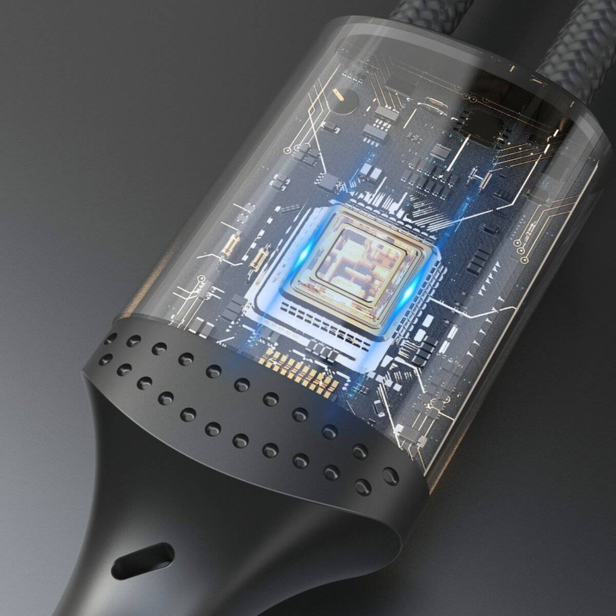 Dudao L3SM USB-A – MicroUSB Kabel 3A 1,2m Schwarz