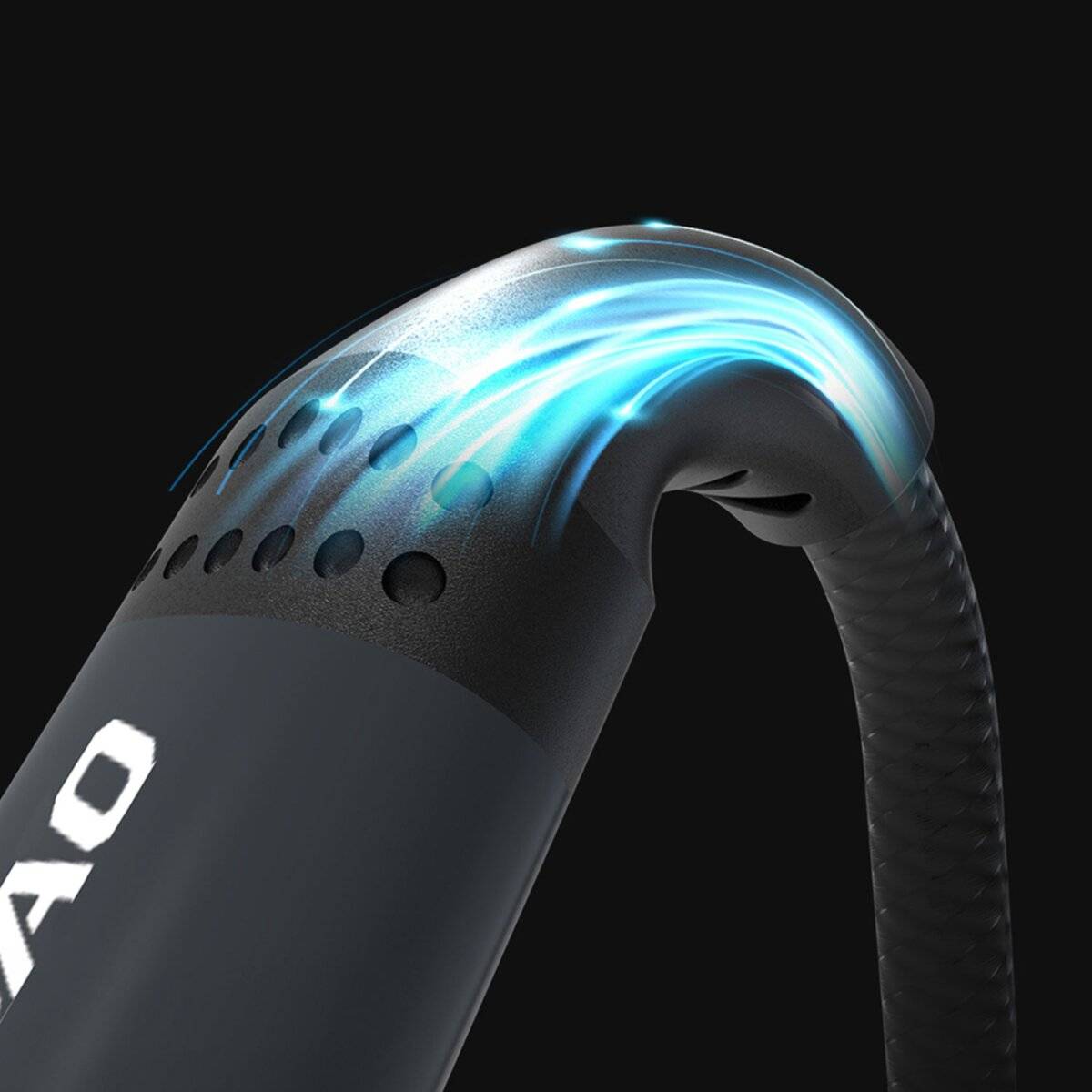 Dudao L3CL USB-C zu Kompatibel mit iPhone (Kabel) 30W Geflochten 2 m Schwarz