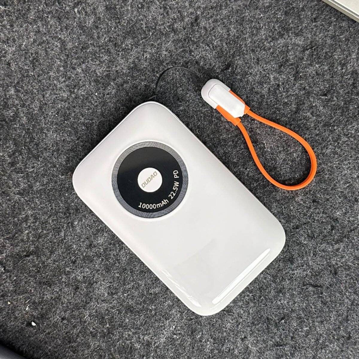 Dudao K21 Mini Powerbank 10000 mAh 22,5 W USB-A/USB-C – Beige