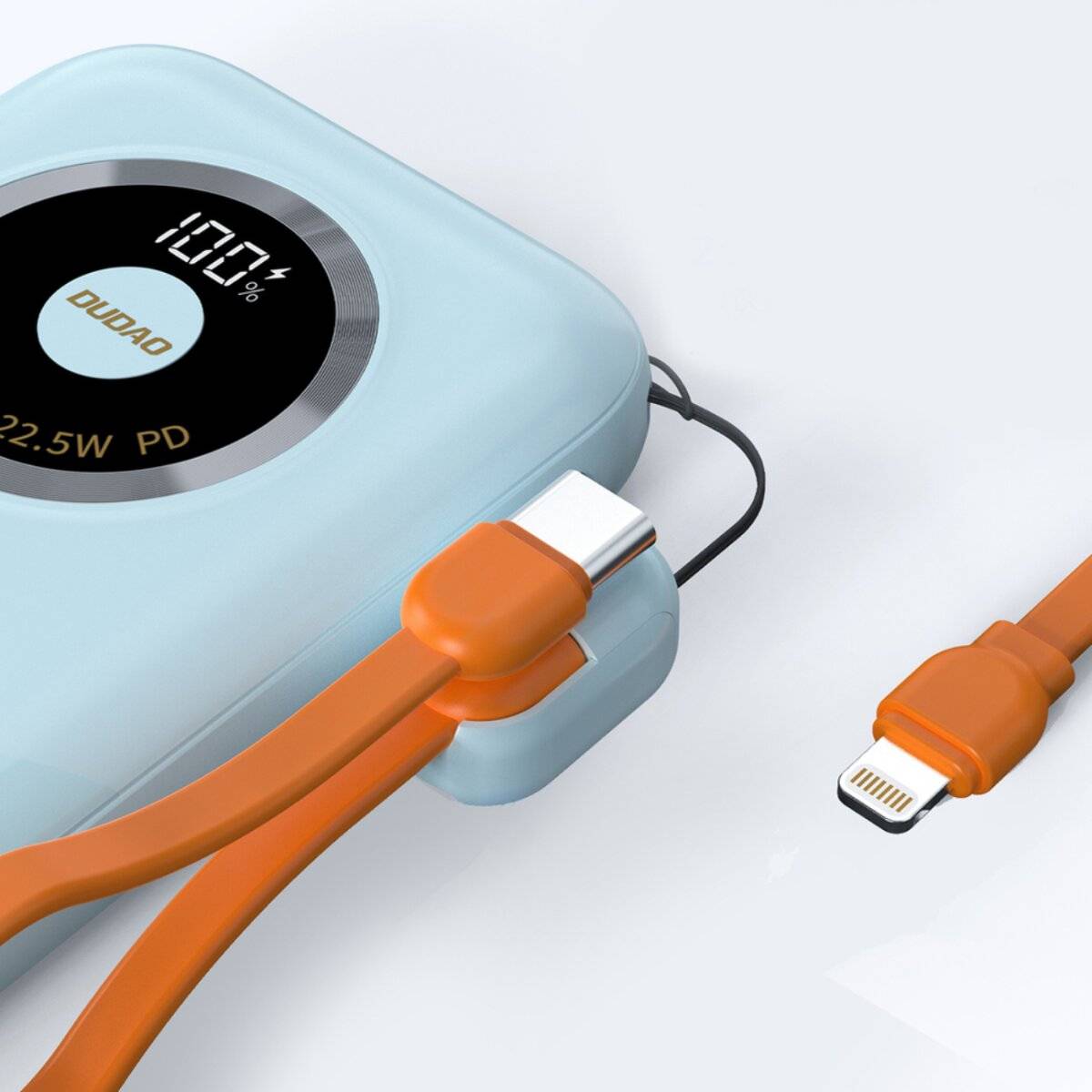 Powerbank Dudao K21 Mini 10000mAh 22,5W USB-A / USB-C – Blau