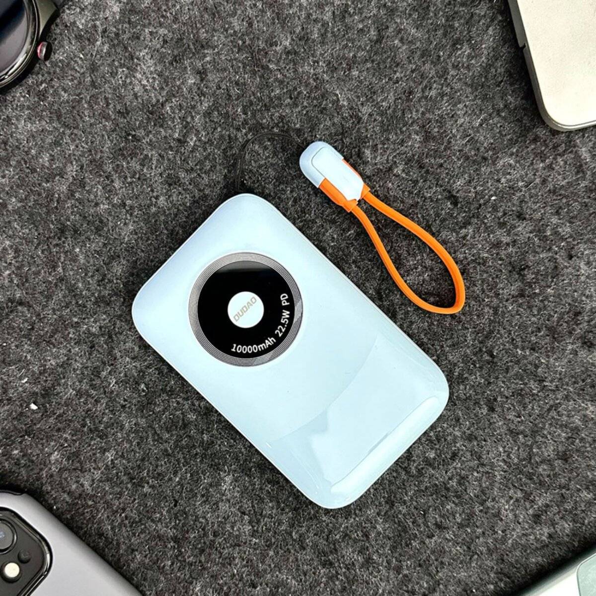 Powerbank Dudao K21 Mini 10000mAh 22,5W USB-A / USB-C – Blau