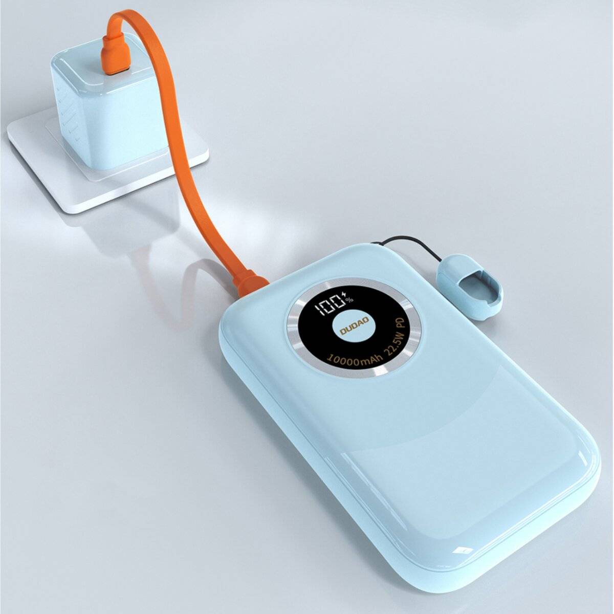 Powerbank Dudao K21 Mini 10000mAh 22,5W USB-A / USB-C – Blau