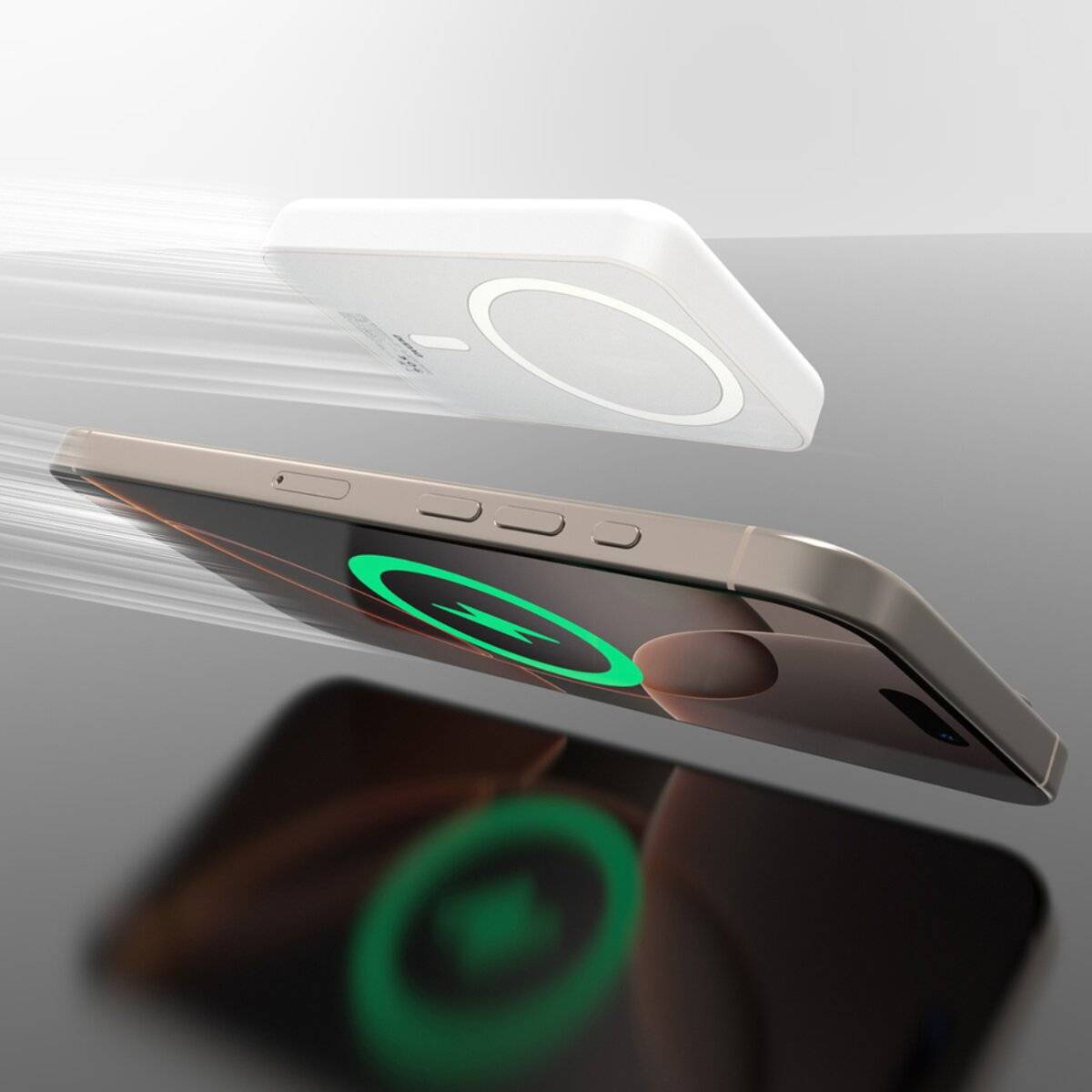 Powerbank Dudao K26S 5000mAh 20W USB-A / USB-C / MagSafe – Weiß