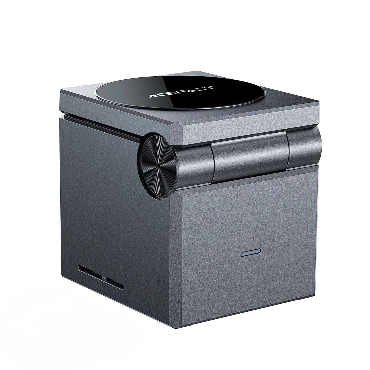 Acefast E18 Rubik's Cube 3 1 induktives Ladegerät - Schwarz