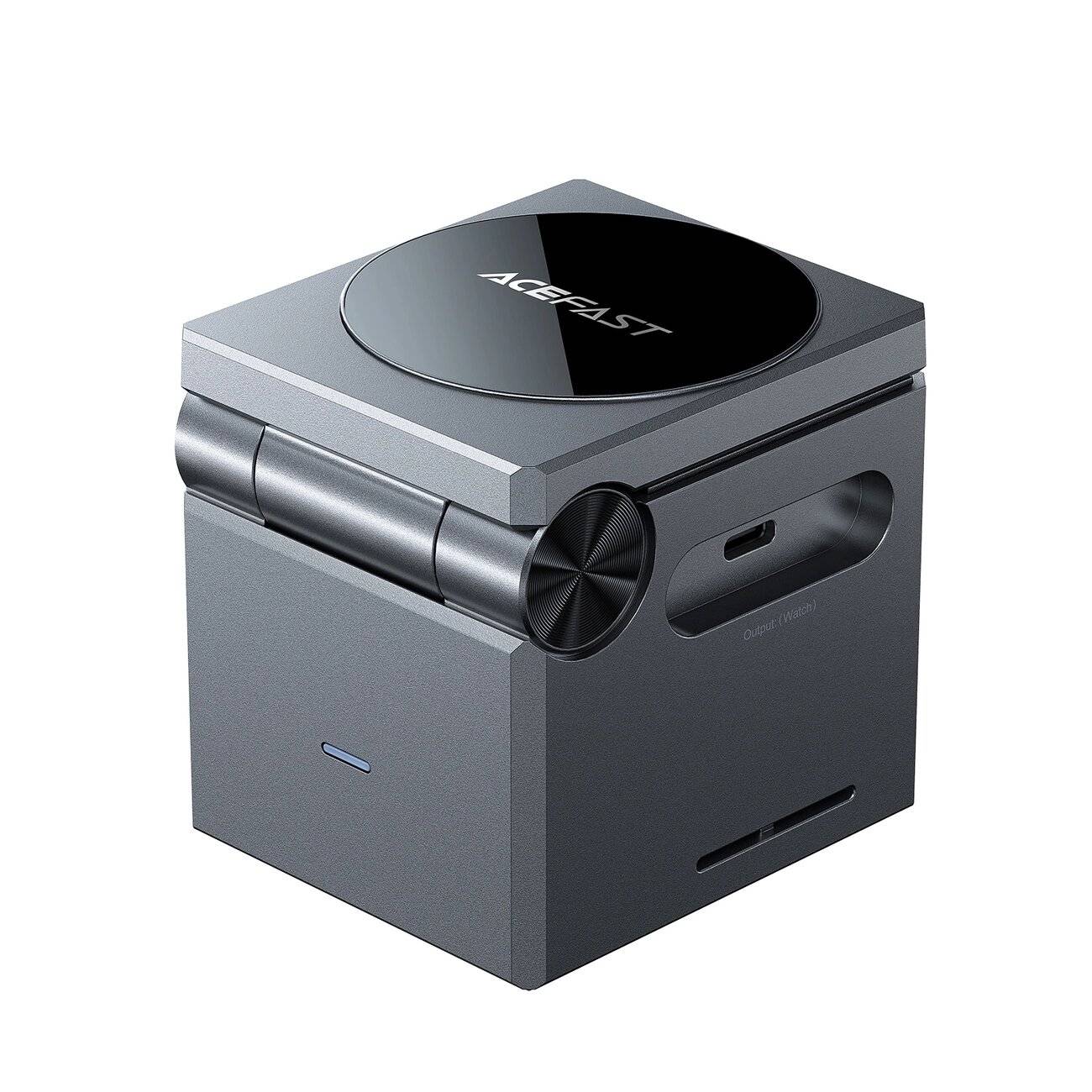 Acefast E18 Rubik's Cube 3 1 induktives Ladegerät - Schwarz