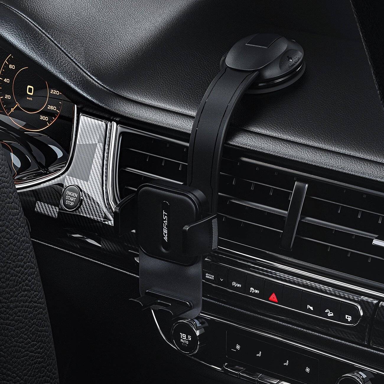 Acefast D26 Autohalterung Smartphone am Armaturenbrett – Schwarz