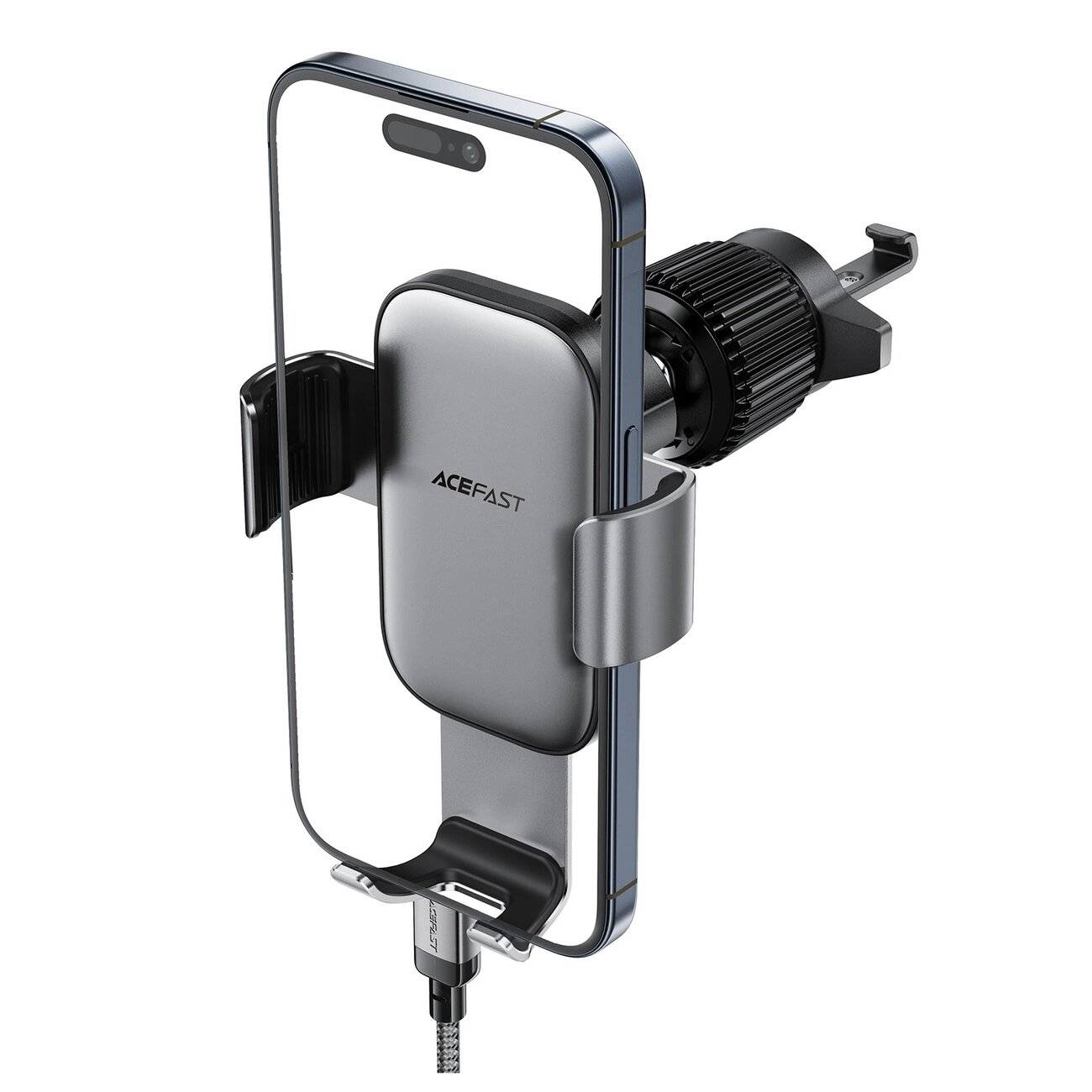 Acefast D38 Schwerkraft-Autohalterung Lüftungsschlitze – schwarz