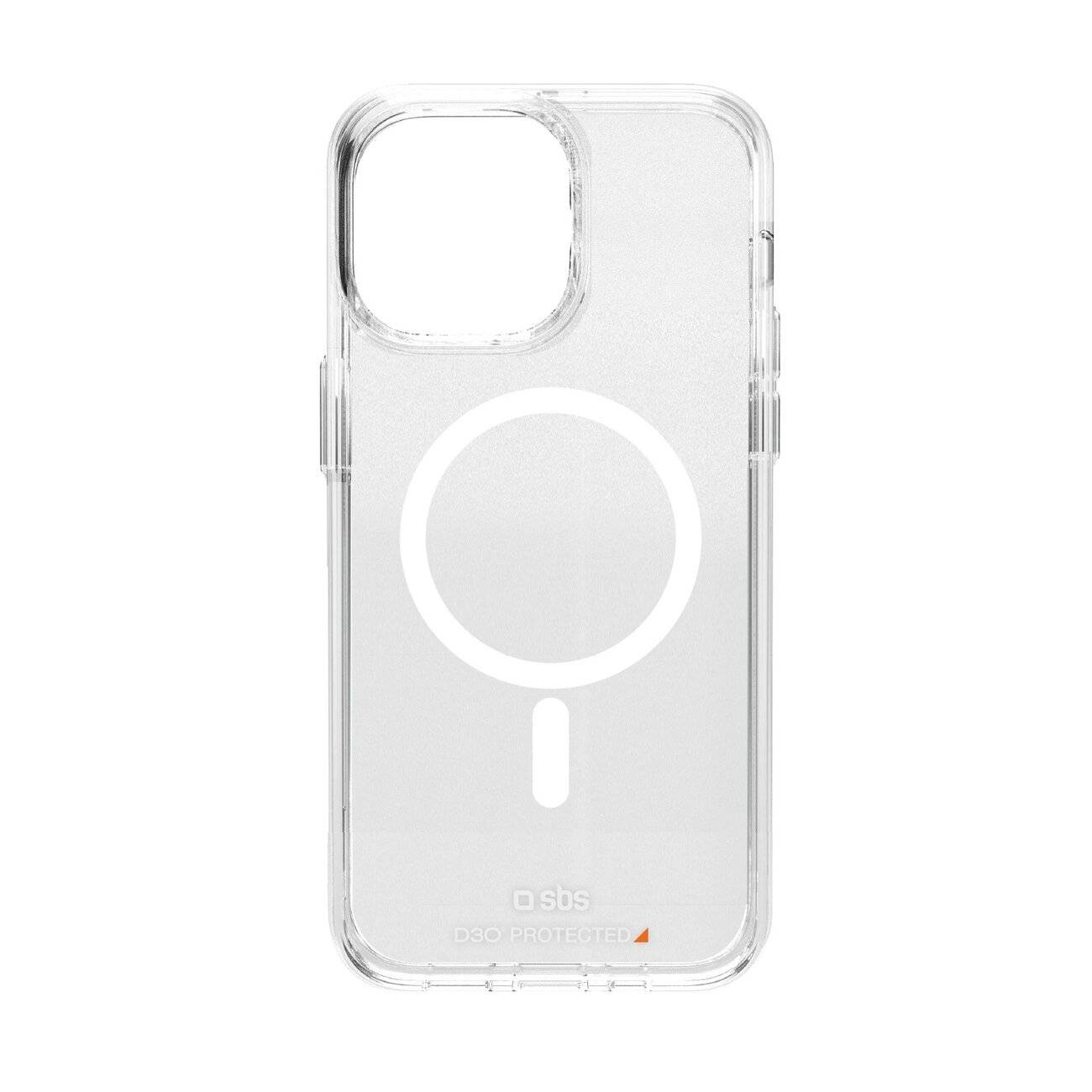 SBS D3O MagSafe Hülle iPhone 15 Pro Max – transparent