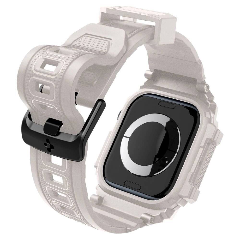Spigen Rugged Armor „Pro“-Armband Apple Watch 10 46 mm – Beige