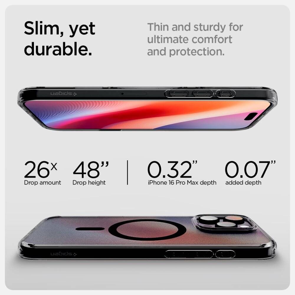 Spigen Ultra Hybrid-Hülle iPhone 16 Pro – Schwarz