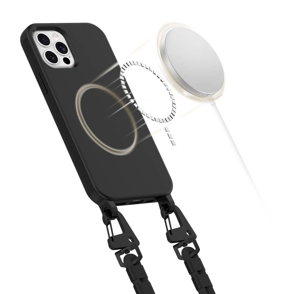 Tech-Protect MagNecklace MagSafe Hülle iPhone 12/12 Pro – Schwarz
