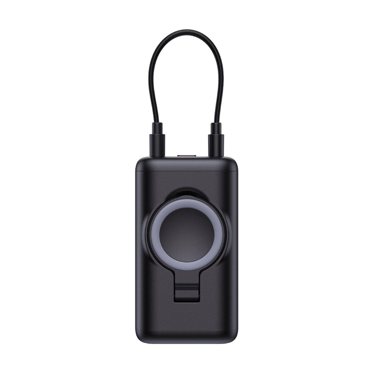 Joyroom JR-W13 5000 mAh Wireless Power Bank für Apple Watch + USB-C und Lightning – Schwarz