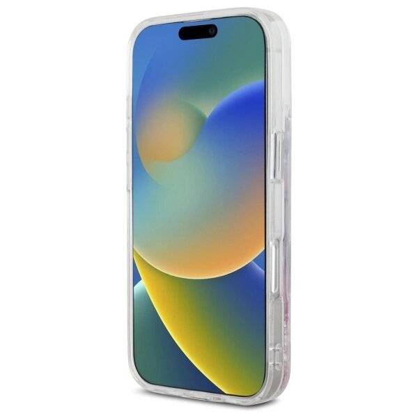 Hello Kitty Liquid Glitter Sweet Bows MagSafe Hülle iPhone 16 Pro Max – Weiß