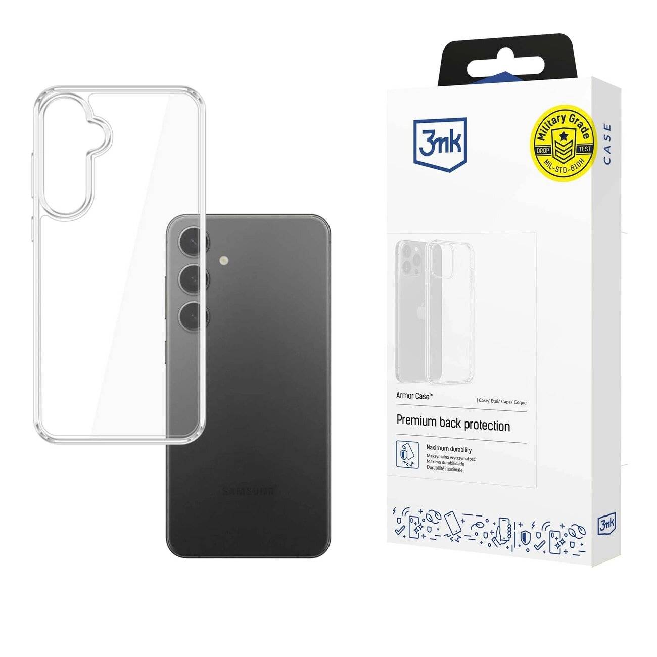 3mk Armor Case Samsung Galaxy S25 – transparent
