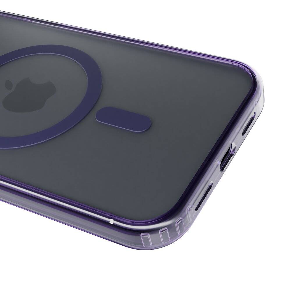 3mk Frosty MagCase Purple Hülle Apple iPhone 15 Pro –