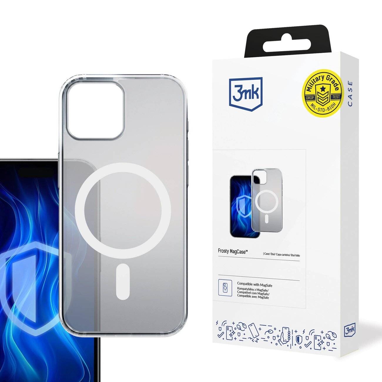 3mk Frosty MagCase White Hülle Apple iPhone 12 Pro Max –
