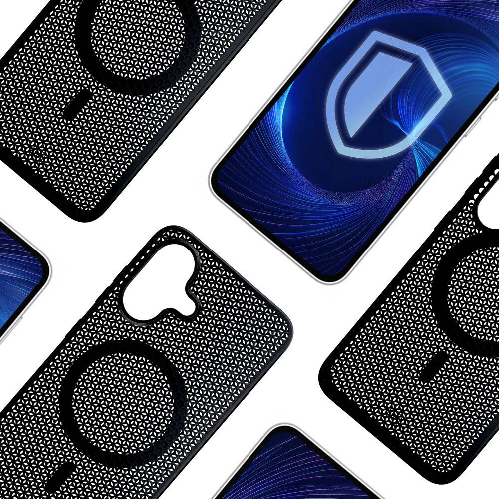 3mk COOLing MagCase Hülle Apple iPhone 16 – Schwarz