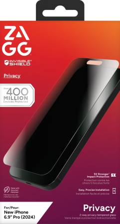 ZAGG InvisibleShield Glass Elite Privacy iPhone 16 Pro Max