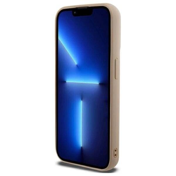 DKNY Quilted Stack Logo Hülle iPhone 15 Pro Max – Beige