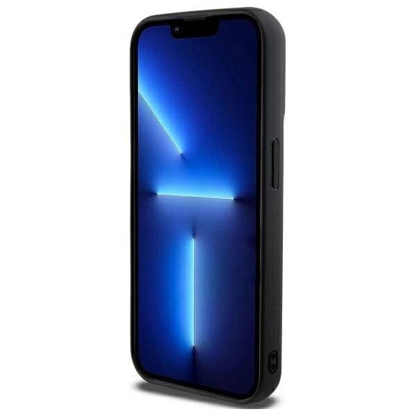 DKNY Quilted Stack Logo Hülle iPhone 15 Pro Max – Schwarz