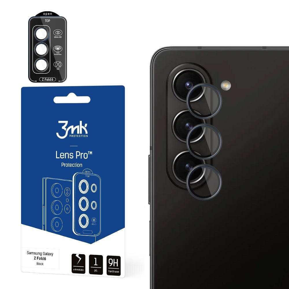 Gehärtetes Glas Kameraobjektiv 3mk Lens Protection Pro Black Samsung Galaxy Z Fold 6