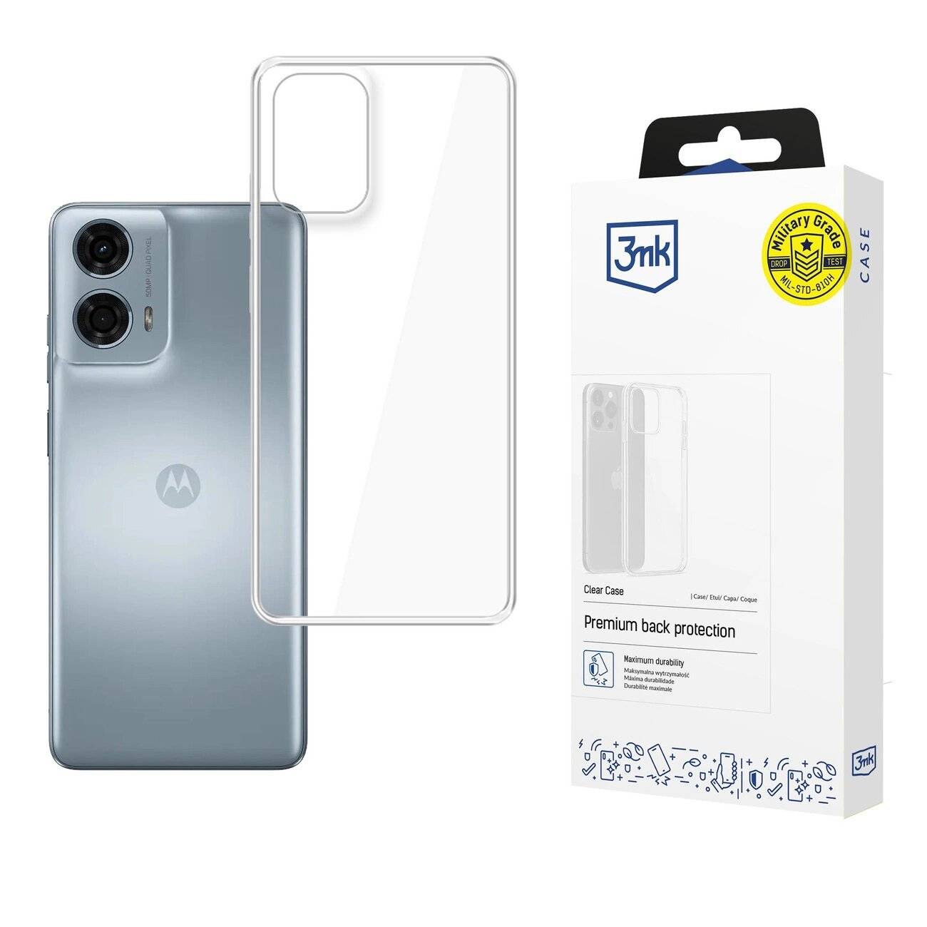 3mk Clear Case Motorola Moto E14 / G04 G24 Power 4G