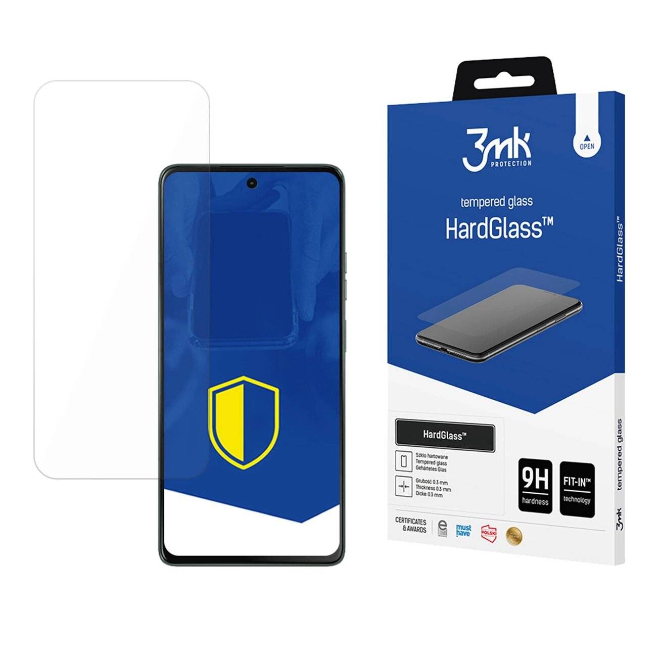 Gehärtetes Glas 3mk HardGlass Motorola Moto G75