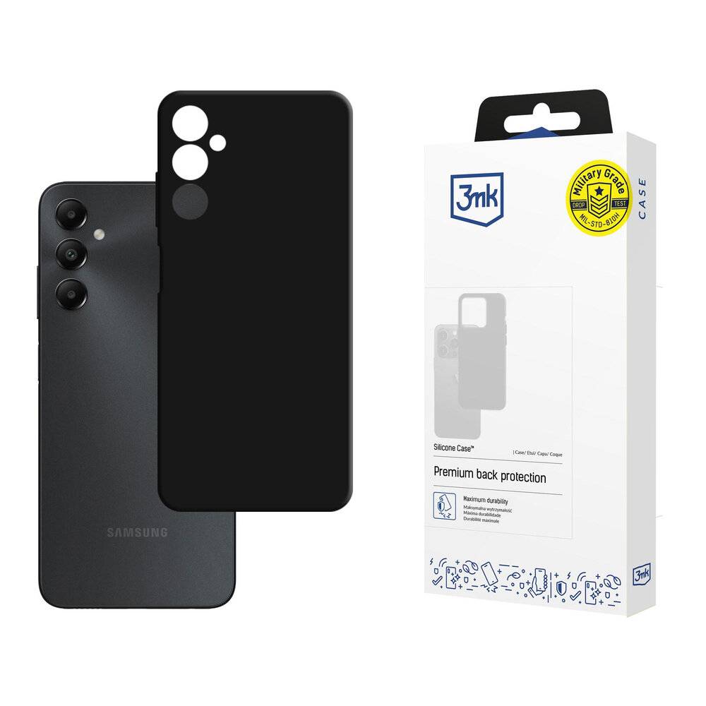 Hellila Smartphone-Schutzhülle neben ihrer Verpackung. Die Verpackung zeigt ein Beispielbild eines Telefons mit der Schutzhülle und dem Markennamen „Wozinsky