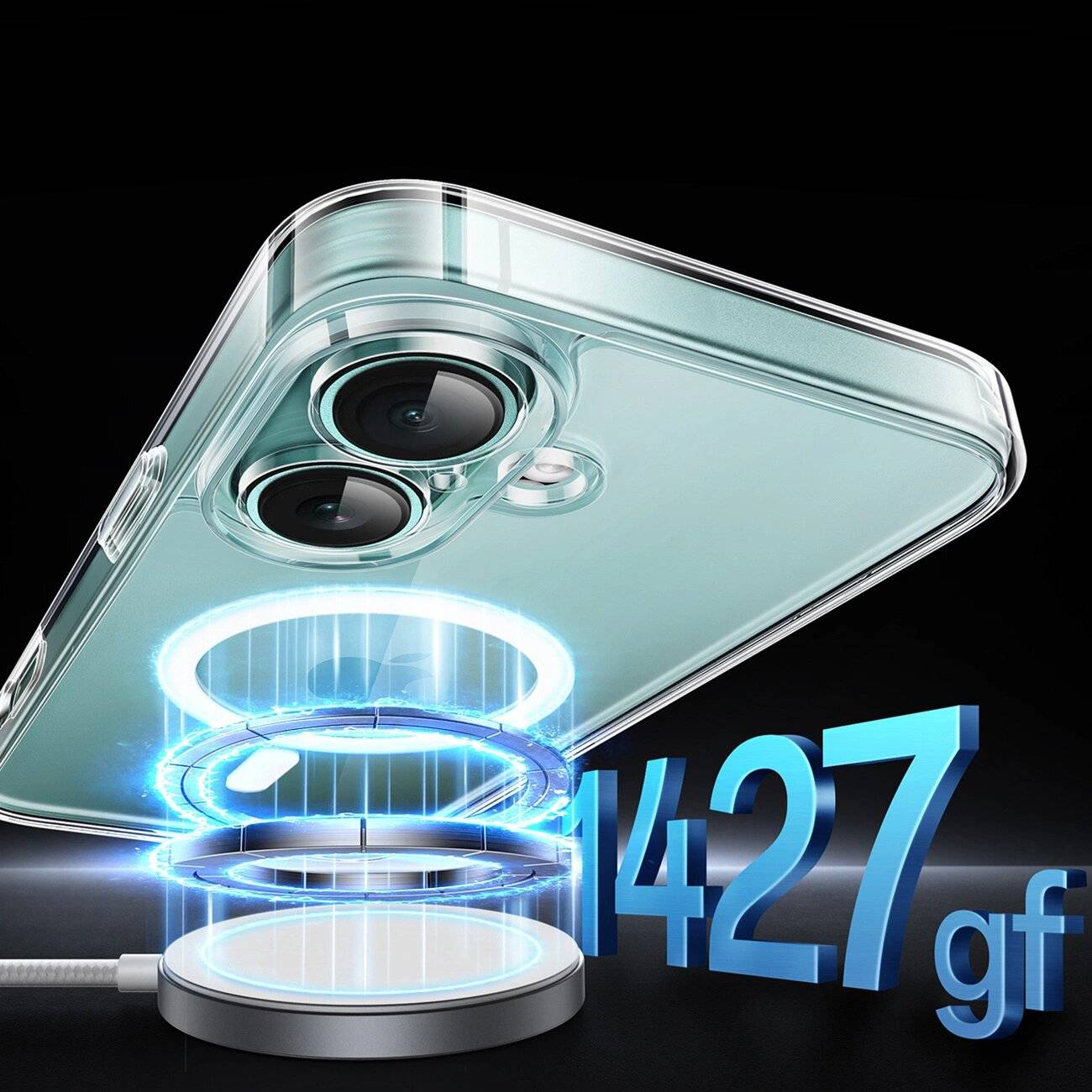 Ugreen Classy Clear Magnetic Case MagSafe iPhone 16 Plus