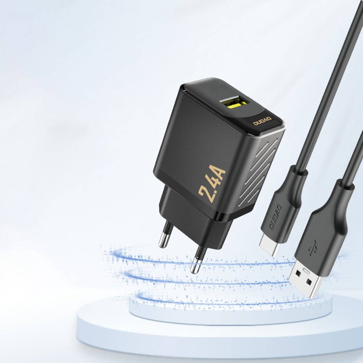 Dudao A23 2.4A USB-A Ladegerät - Schwarz