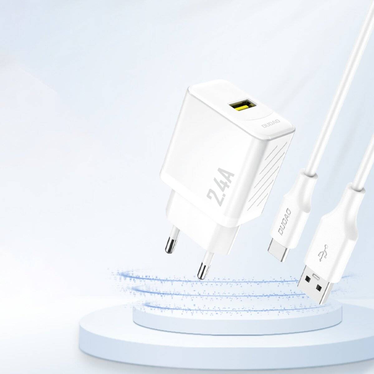 Dudao A23 2.4A USB-A Ladegerät - Weiß