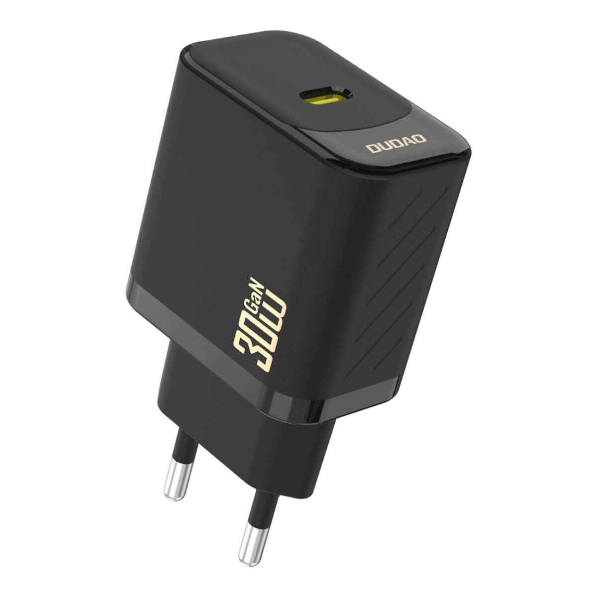 Dudao A27P 30W PD GaN USB-C Wandladegerät Schwarz