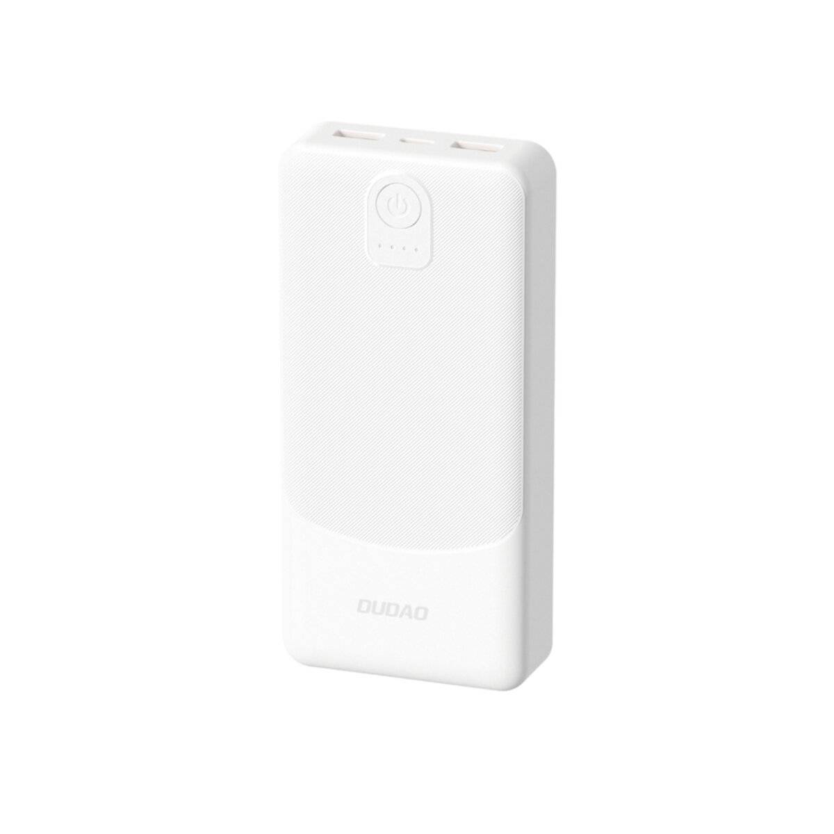 Powerbank Dudao K10 10000mAh 2.4A 2 x USB-A - weiß